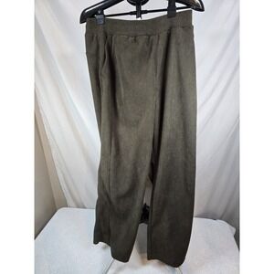 Halara Womens Mid Rise Size XL Olive Green Wide Leg